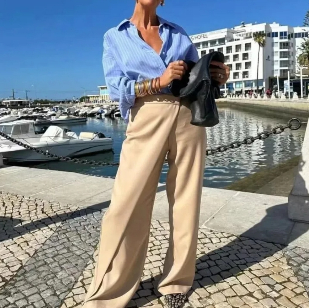 NWT ZARA | $60 Pareo Pants - Picture 3 of 10